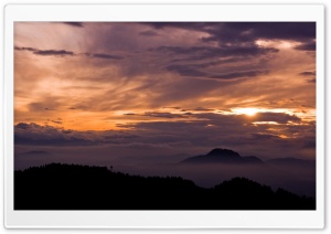 Evening In The Mountains Ultra HD Wallpaper for 4K UHD Widescreen desktop, tablet & smartphone