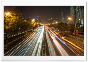 Evening Traffic in Beijing Ultra HD Wallpaper for 4K UHD Widescreen desktop, tablet & smartphone