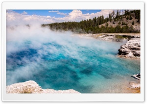 Excelsior Geyser Crater 4K UHD Wallpaper for Widescreen and UltraWide Desktop, UltraHD TV, Smartphone, Tablet