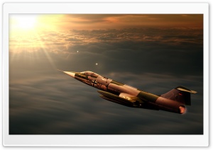 F104 Starfighter Jet Ultra HD Wallpaper for 4K UHD Widescreen desktop, tablet & smartphone