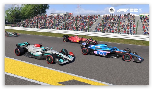 F1 22 Game - Mercedes, Ferrari, Alpine Japanese GP UltraHD Wallpaper for UHD 16:9 2160p 1440p 1080p 900p 720p ; 8K UHD TV 16:9 Ultra High Definition 2160p 1440p 1080p 900p 720p ;