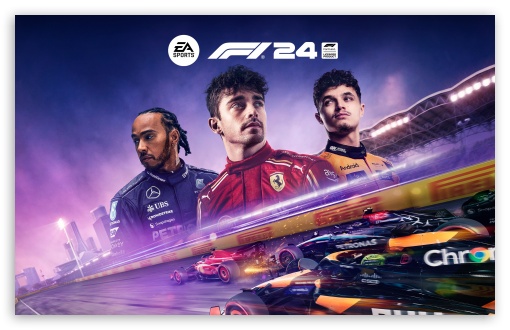 F1 24 2024 Video Game UltraHD Wallpaper for UHD 16:9 ; HD 16:9 ; UltraWide 21:9 24:10 ; Widescreen 16:10 5:3 ; Fullscreen 4:3 5:4 3:2 ; Tablet 1:1 ;