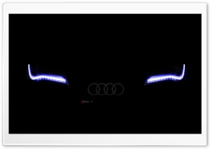 Faded Audi-Xenon Blue Ultra HD Wallpaper for 4K UHD Widescreen desktop, tablet & smartphone