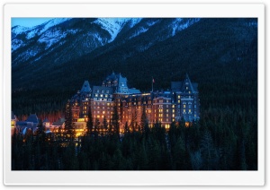Fairmont Banff Springs Hotel Haunted Ultra HD Wallpaper for 4K UHD Widescreen desktop, tablet & smartphone