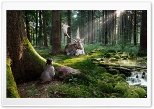 Fairytale Forest Ultra HD Wallpaper for 4K UHD Widescreen desktop, tablet & smartphone