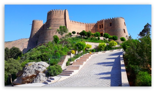 Falakolaflak Fort Khorramabad UltraHD Wallpaper for UHD 16:9 ; HD 16:9 ;