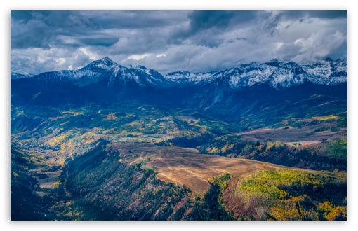 Fall in the San Juan Mountains Near Telluride, Colorado UltraHD Wallpaper for UHD 16:9 ; HD 16:9 ; UltraWide 21:9 24:10 32:9 32:10 ; Widescreen 16:10 5:3 ; Fullscreen 4:3 5:4 3:2 ; Tablet 1:1 ; Mobile 9:16 9:19.5 9:20 9:21 9:22 10:16 2:3 3:5 3:4 ; Dual 16:10 5:3 16:9 4:3 5:4 3:2 ; Triple 16:10 5:3 16:9 4:3 5:4 3:2 ;