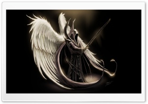 Fallen Angel Art Ultra HD Wallpaper for 4K UHD Widescreen desktop, tablet & smartphone