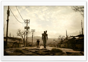 Fallout 3 Man And His Dog Ultra HD Wallpaper for 4K UHD Widescreen desktop, tablet & smartphone