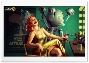 Fallout 76 Inside the Vault - Season 13 Shoot for the Stars, Once in a Blue Moon, and Atlantic City 4K UHD Wallpaper for Widescreen and UltraWide Desktop, UltraHD TV, Smartphone, Tablet