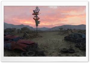 Fallout New Vegas Concept Art - Junkyard Ultra HD Wallpaper for 4K UHD Widescreen desktop, tablet & smartphone