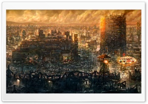 Fallout New Vegas Skyline Ultra HD Wallpaper for 4K UHD Widescreen desktop, tablet & smartphone