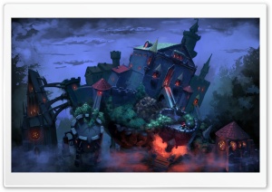 Fantasy Art Castle Ultra HD Wallpaper for 4K UHD Widescreen desktop, tablet & smartphone