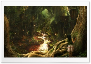 Fantasy Art Scenery by Phil McDarby Ultra HD Wallpaper for 4K UHD Widescreen desktop, tablet & smartphone