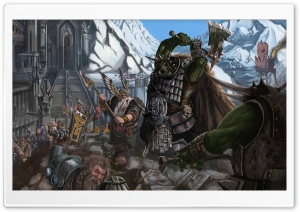 Fantasy Battles Ultra HD Wallpaper for 4K UHD Widescreen desktop, tablet & smartphone