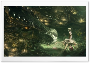 Fantasy Dragon Ultra HD Wallpaper for 4K UHD Widescreen desktop, tablet & smartphone