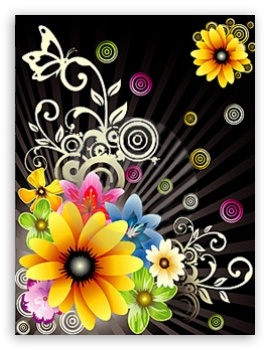 Fantasy Flowers UltraHD Wallpaper for Mobile 3:4 - ;