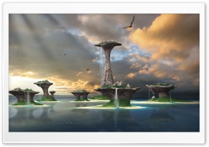 Fantasy Islands Ultra HD Wallpaper for 4K UHD Widescreen desktop, tablet & smartphone