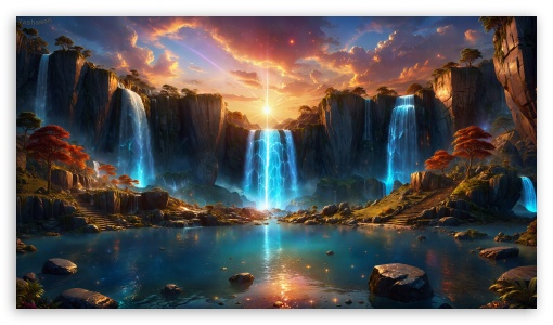 Fantasy Landscape UltraHD Wallpaper for UHD 16:9 2160p 1440p 1080p 900p 720p ; 8K UHD TV 16:9 Ultra High Definition 2160p 1440p 1080p 900p 720p ; UltraWide 21:9 24:10 ;