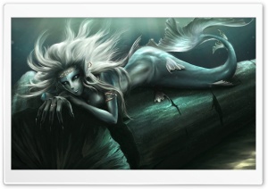 Fantasy Mermaid Art Ultra HD Wallpaper for 4K UHD Widescreen desktop, tablet & smartphone