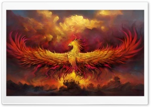 Fantasy Phoenix Ultra HD Wallpaper for 4K UHD Widescreen desktop, tablet & smartphone