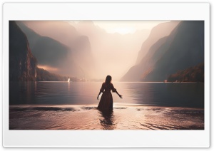 Fantasy Sunset 4K UHD Wallpaper for Widescreen and UltraWide Desktop, UltraHD TV, Smartphone, Tablet