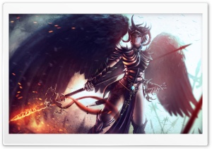 Fantasy Sword Warrior Ultra HD Wallpaper for 4K UHD Widescreen desktop, tablet & smartphone