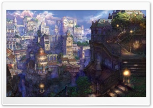 Fantasy Town Ultra HD Wallpaper for 4K UHD Widescreen desktop, tablet & smartphone