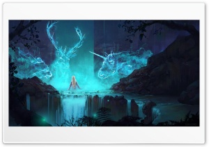 fantasy waterfall Ultra HD Wallpaper for 4K UHD Widescreen desktop, tablet & smartphone