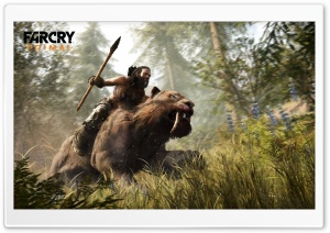 Far Cry Primal Sabertooth Beastmaster Ultra HD Wallpaper for 4K UHD Widescreen desktop, tablet & smartphone