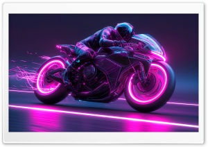 Fast Biker Art Ultra HD Wallpaper for 4K UHD Widescreen desktop, tablet & smartphone