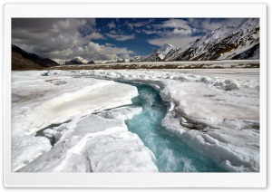 Fast River Ice Cold Ultra HD Wallpaper for 4K UHD Widescreen desktop, tablet & smartphone