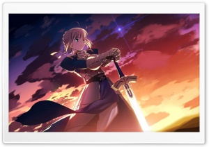 Fate Stay Night, Saber Ultra HD Wallpaper for 4K UHD Widescreen desktop, tablet & smartphone