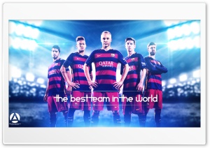 FC Barcelona - The Best In The World Ultra HD Wallpaper for 4K UHD Widescreen desktop, tablet & smartphone