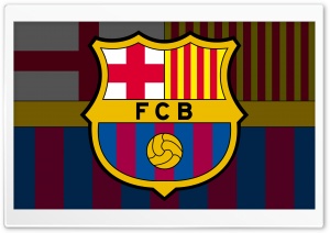 FC Barcelona Blaugrana Emblem 4K UHD Wallpaper for Widescreen and UltraWide Desktop, UltraHD TV, Smartphone, Tablet