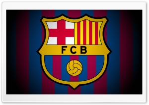 FC Barcelona Crest Background 4K UHD Wallpaper for Widescreen and UltraWide Desktop, UltraHD TV, Smartphone, Tablet