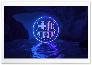 FC Barcelona Logo 4K UHD Wallpaper for Widescreen and UltraWide Desktop, UltraHD TV, Smartphone, Tablet