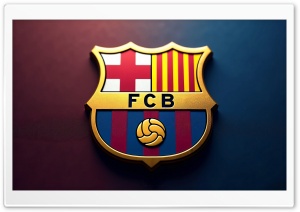 FC Barcelona Logo 4K UHD Wallpaper for Widescreen and UltraWide Desktop, UltraHD TV, Smartphone, Tablet