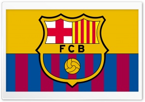 FC Barcelona Logo 4K UHD Wallpaper for Widescreen and UltraWide Desktop, UltraHD TV, Smartphone, Tablet