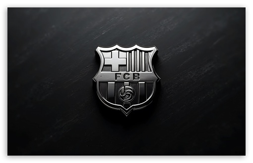 FC Barcelona Metal Logo UltraHD Wallpaper for Widescreen 16:10 ;