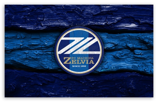FC Machida Zelvia Wooden Logo UltraHD Wallpaper for Widescreen 16:10 ;