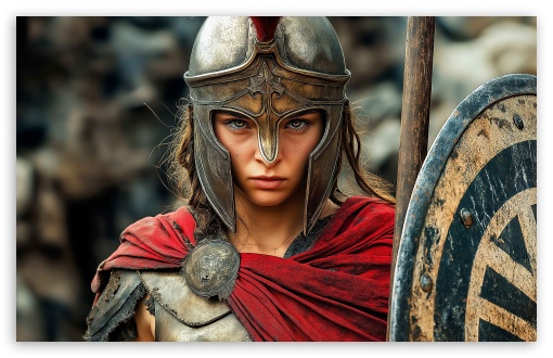 Fearless Warrior Girl UltraHD Wallpaper for UHD 16:9 ; HD 16:9 ; UltraWide 21:9 24:10 ; Widescreen 16:10 5:3 ; Fullscreen 4:3 5:4 3:2 ; Tablet 1:1 ; Mobile 9:16 9:19.5 9:20 9:21 9:22 10:16 2:3 3:5 3:4 ;
