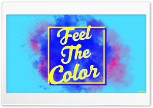 Feel The Color Ultra HD Wallpaper for 4K UHD Widescreen desktop, tablet & smartphone