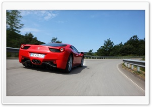 Ferrari 458 Italia   Rear View 4K UHD Wallpaper for Widescreen and UltraWide Desktop, UltraHD TV, Smartphone, Tablet