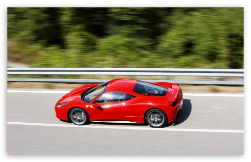 Ferrari 458 Italia   Top View UltraHD Wallpaper for HD 16:9 ; Widescreen 16:10 5:3 ; Fullscreen 4:3 5:4 3:2 ; Tablet 1:1 ; Dual 16:10 5:3 16:9 4:3 5:4 ;