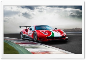 Ferrari 488 GT3 EVO Race Car 2020 Ultra HD Wallpaper for 4K UHD Widescreen desktop, tablet & smartphone