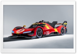 Ferrari 499P, Le Mans Hypercar 4K UHD Wallpaper for Widescreen and UltraWide Desktop, UltraHD TV, Smartphone, Tablet