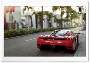 Ferrari Enzo Sports Car Rear Ultra HD Wallpaper for 4K UHD Widescreen desktop, tablet & smartphone