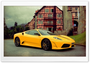 Ferrari F430 Scuderia Yellow Ultra HD Wallpaper for 4K UHD Widescreen desktop, tablet & smartphone