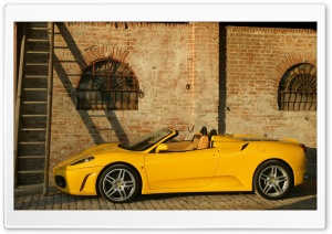 Ferrari F430 Spider Yellow Ultra HD Wallpaper for 4K UHD Widescreen desktop, tablet & smartphone